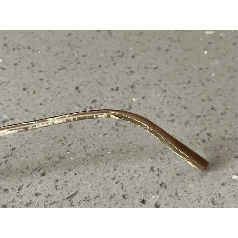 Jones New York Eyeglasses Frames ONLY 50-17-135 full Rim Metal bronze rectangle
